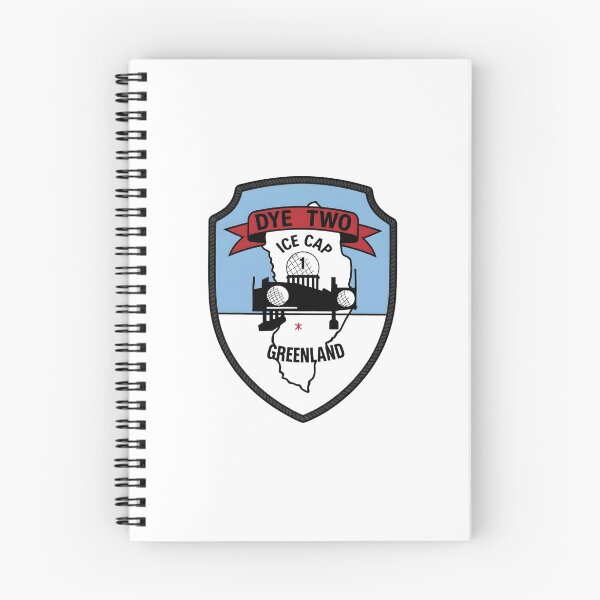 Item preview, Cold War DYE-2 Radar Station "Ice Cap" Greenland Patch Illustration designed and sold by CharlieDesings.