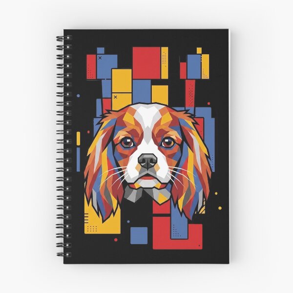 Item preview, Funny English Toy Spaniel Colorful Blocks Geometric Art Mom Dad Kids designed and sold by FurryHavenPH.
