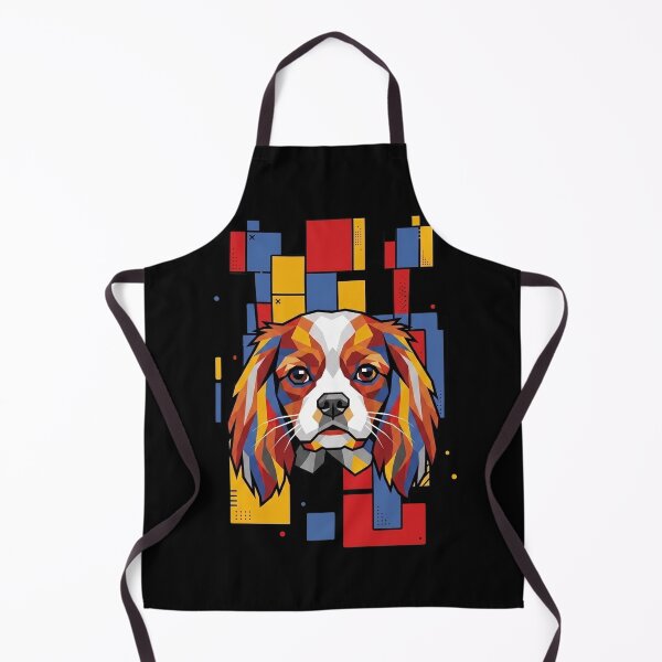 Item preview, Funny English Toy Spaniel Colorful Blocks Geometric Art Mom Dad Kids designed and sold by FurryHavenPH.