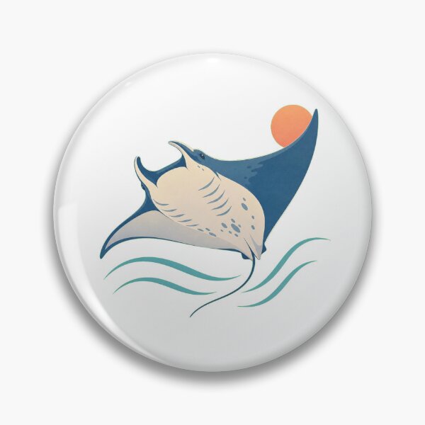 Item preview, a manta ray designed and sold by zzinthestore.