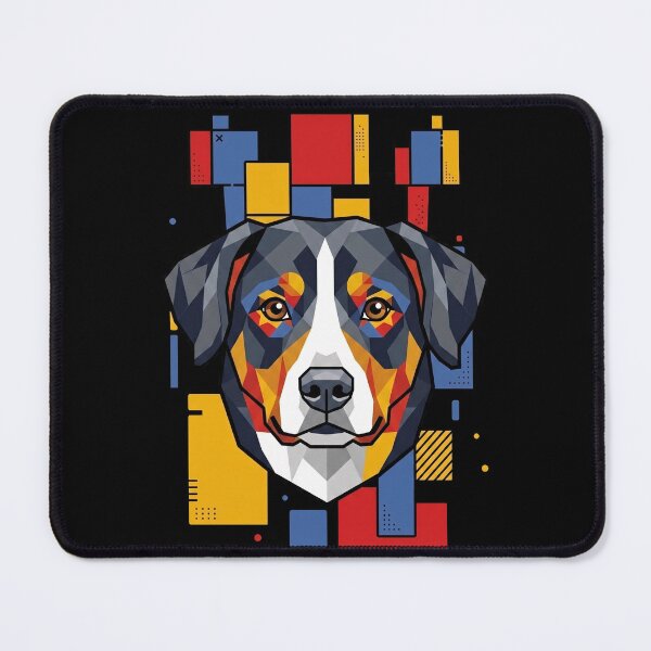 Item preview, Funny Entlebucher Mountain Colorful Blocks Geometric Art Mom Dad Kids designed and sold by FurryHavenPH.
