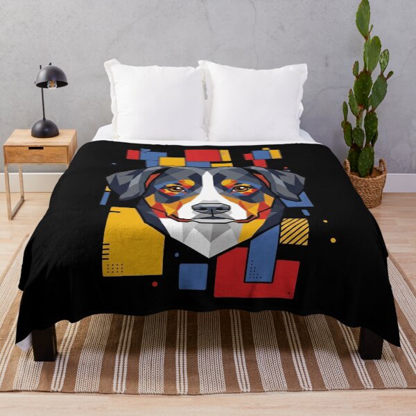 Item preview, Funny Entlebucher Mountain Colorful Blocks Geometric Art Mom Dad Kids designed and sold by FurryHavenPH.