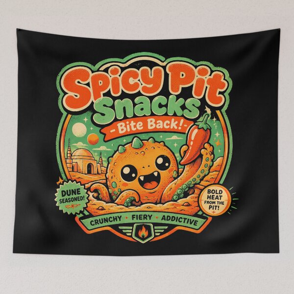 Item preview, Spicy Pit Snacks Mascot designed and sold by agearb.