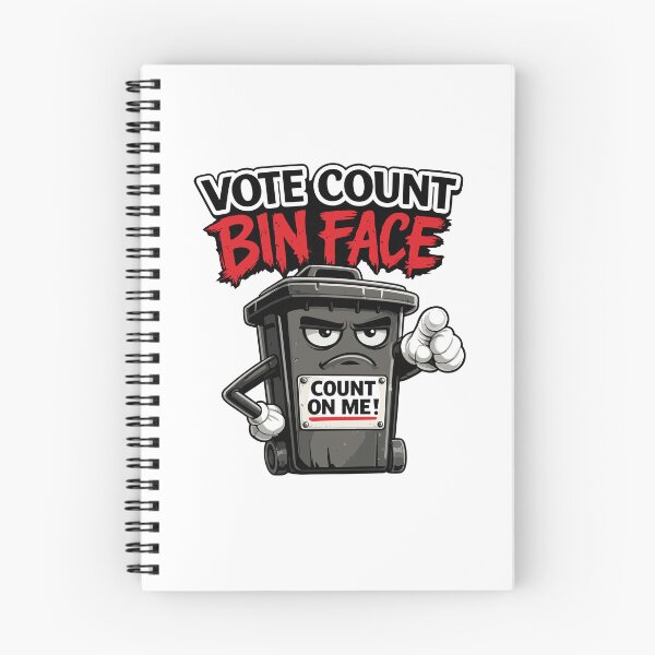 Item preview, Vote Count Bin Face Funny Election Trash Can Political Parody designed and sold by ajifujpost.