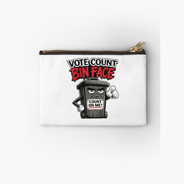 Item preview, Vote Count Bin Face Funny Election Trash Can Political Parody designed and sold by ajifujpost.
