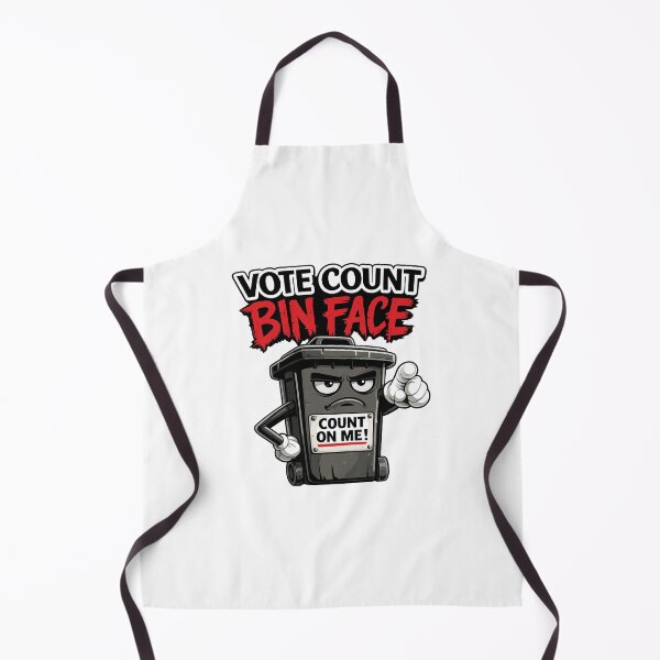 Item preview, Vote Count Bin Face Funny Election Trash Can Political Parody designed and sold by ajifujpost.