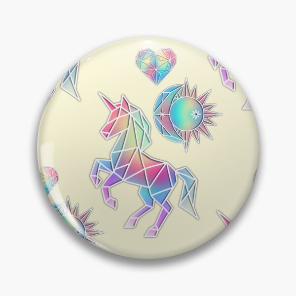 Artikelvorschau, Nahtloses Ombré-Regenbogenmuster mit mystischem Einhorn entworfen und verkauft von dotdotsmilecreative.