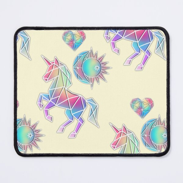 Item preview, Ombré rainbow mystical unicorn seamless pattern designed and sold by dotdotsmilecreative.