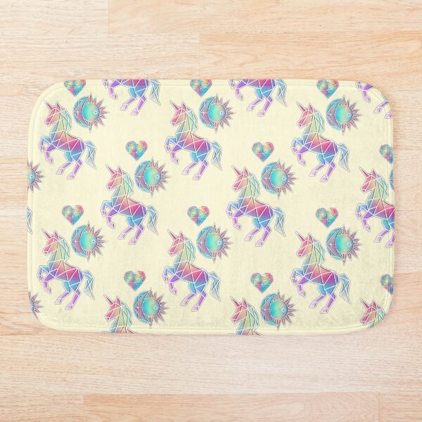 Item preview, Ombré rainbow mystical unicorn seamless pattern designed and sold by dotdotsmilecreative.