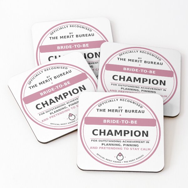 Item preview, Bride-to-Be Gift | Funny Bridal Shower, Hen Party & Engagement Award designed and sold by TheMeritBureau.