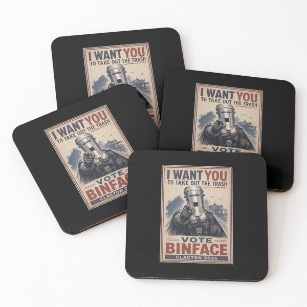 Item preview, I Want You To Take Out The Trash Vote Binface Clacton 2026 designed and sold by ajifujpost.