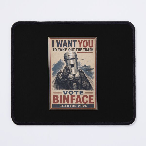 Item preview, I Want You To Take Out The Trash Vote Binface Clacton 2026 designed and sold by ajifujpost.