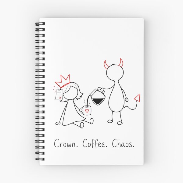 Item preview, Crown. Coffee. Chaos. | Princess & Devil Collection designed and sold by byMosia.