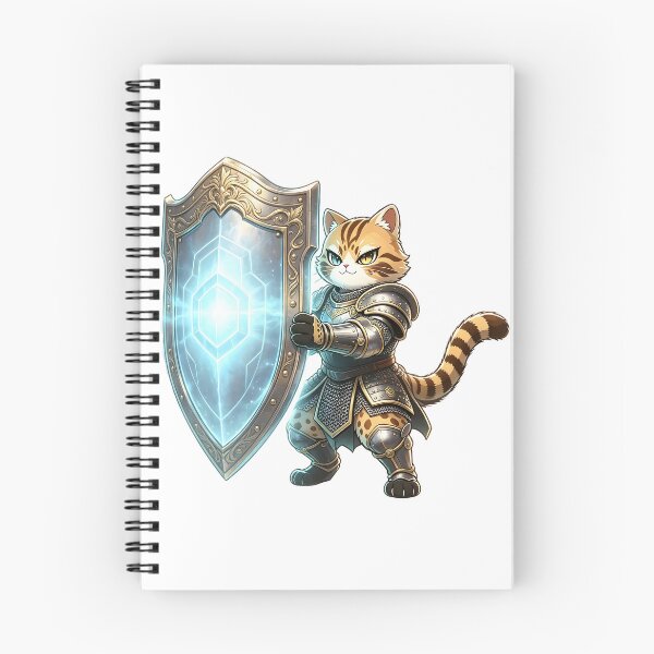 Item preview, The Aegis Guardian - Elite Felis Nigripes Shield Knight designed and sold by ABYSSLAB.