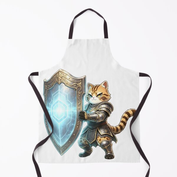 Item preview, The Aegis Guardian - Elite Felis Nigripes Shield Knight designed and sold by ABYSSLAB.