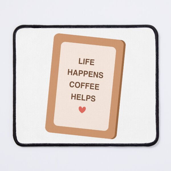 Item preview, Life Happens Coffee Helps Quote Board Sign designed and sold by Anne97s.