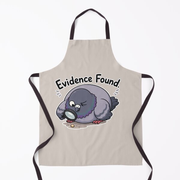 Item preview, Evidence Found Funny Pigeon Detective Crumb Sticker Bird Meme designed and sold by SimplePoDesign.