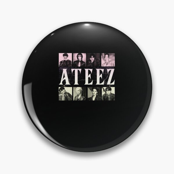 Item preview, Vintage ATEEZ Kpop Group Collage Retro Grunge Fan designed and sold by ajifujpost.