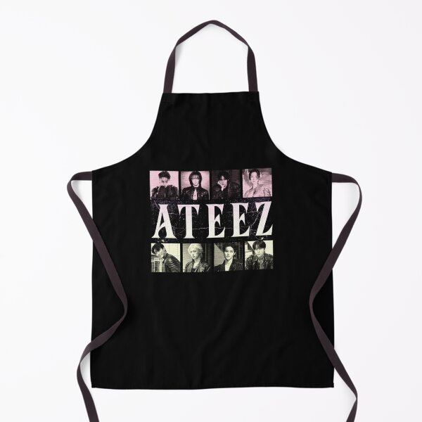 Item preview, Vintage ATEEZ Kpop Group Collage Retro Grunge Fan designed and sold by ajifujpost.