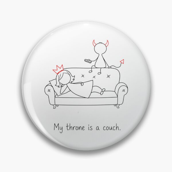 Item preview, My Throne Is a Couch | Princess & Devil Collection designed and sold by byMosia.