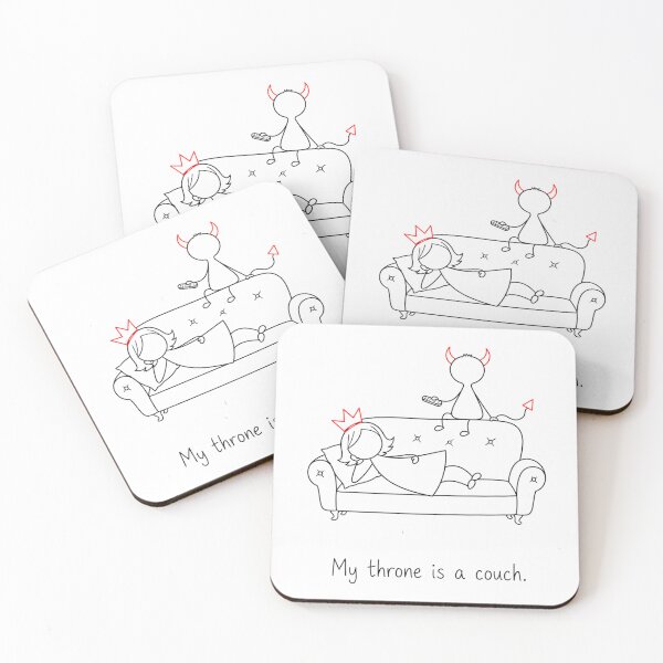 Item preview, My Throne Is a Couch | Princess & Devil Collection designed and sold by byMosia.