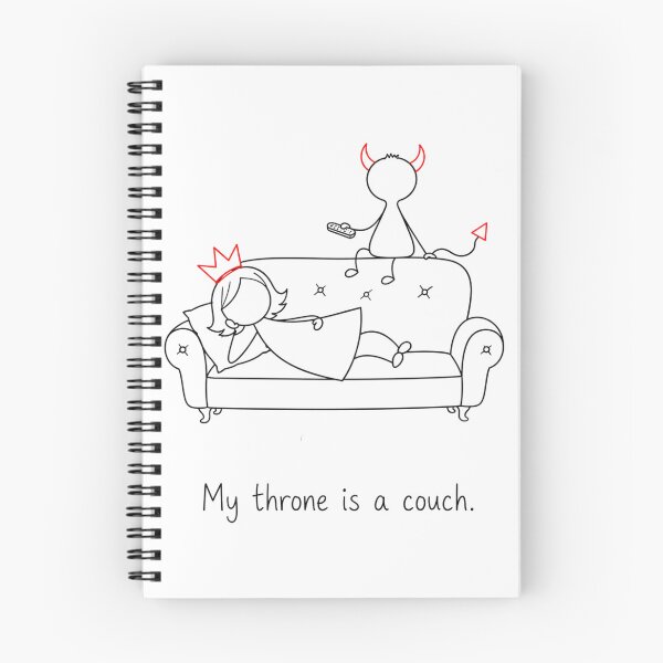 Item preview, My Throne Is a Couch | Princess & Devil Collection designed and sold by byMosia.