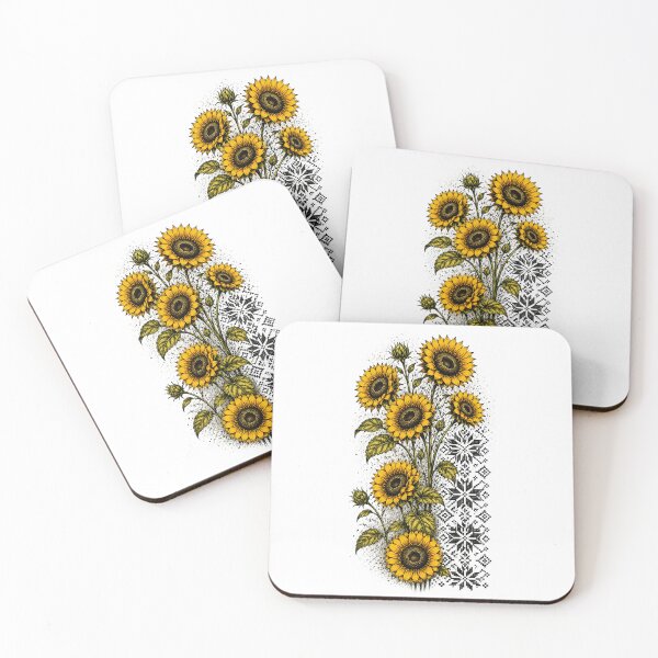 Item preview, Cottage Garden Sunflower Illustration designed and sold by PetalGarden.