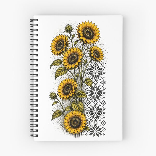 Item preview, Cottage Garden Sunflower Illustration designed and sold by PetalGarden.