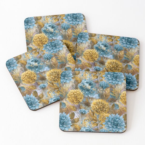 Item preview, Edgy Dahlias - Hawaiian Flower Pattern  - Anniversary Gifts For Dad designed and sold by RoyalStarsPatts.