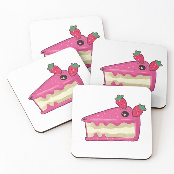 Item preview, Cute Spooky Strawberry Cake Monster designed and sold by FaliushART.