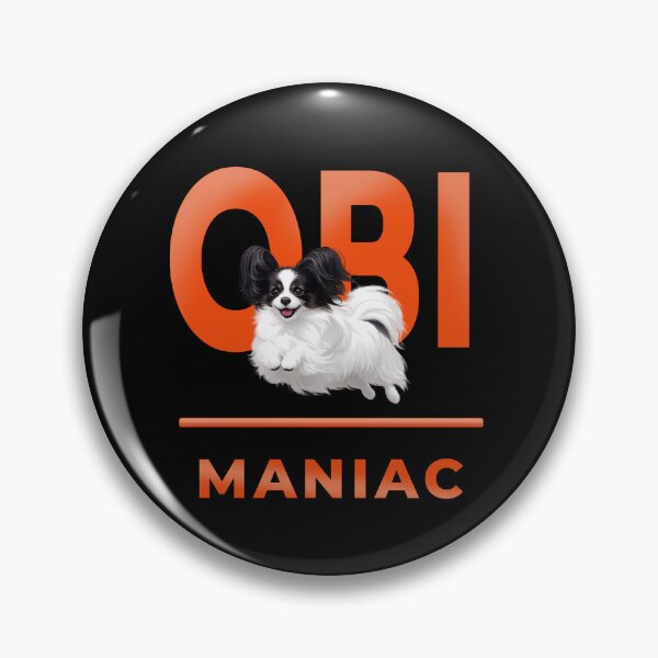 Item preview, OBI Maniac – Papillon Obedience Dog Sports Premium Design designed and sold by PapillonArtStudio.