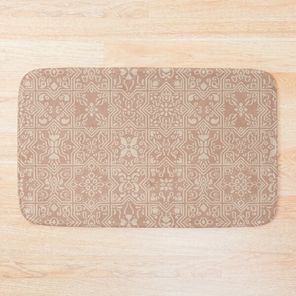 Item preview, Abstract Mediterranean Tiles - d5b3a0 designed and sold by knitetgantt.