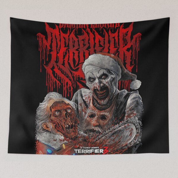 Item preview, Terrifier 3 Bloody Art the Clown Chainsaw Christmas Horror designed and sold by CherylCGarrison.