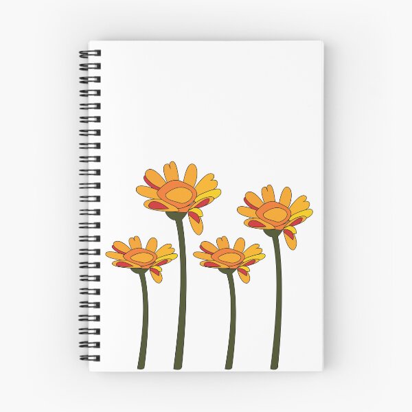Item preview, Whimsical Orange Red Flower Floral designed and sold by Nisha Prabhu.