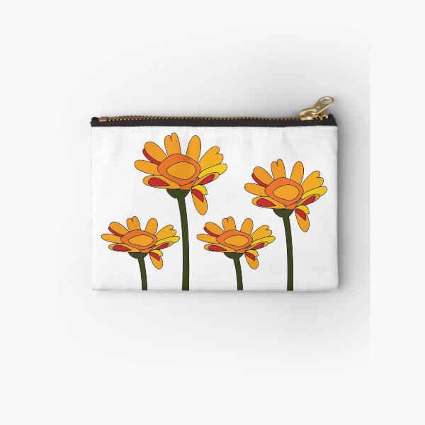 Item preview, Whimsical Orange Red Flower Floral designed and sold by Nisha Prabhu.