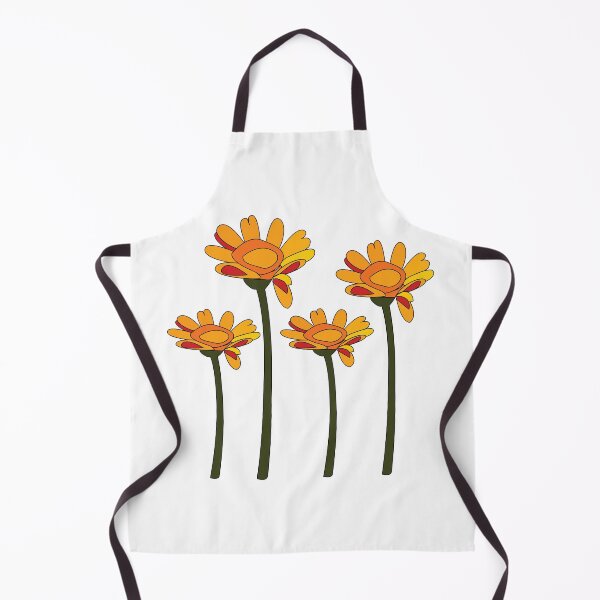 Item preview, Whimsical Orange Red Flower Floral designed and sold by Nisha Prabhu.