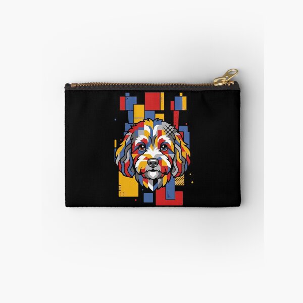 Item preview, Funny Cavapoo Colorful Blocks Geometric Art Mom Dad Kids designed and sold by FurryHavenPH.