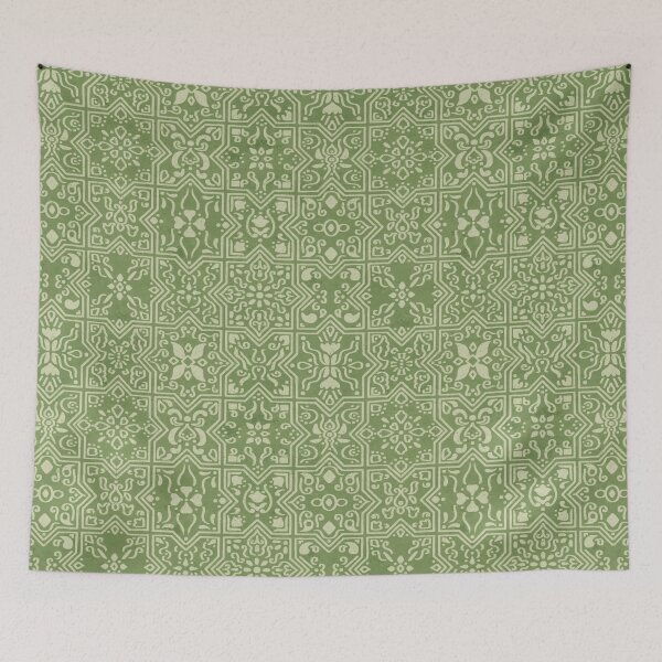 Item preview, Abstract Mediterranean Tiles - 91a470 designed and sold by knitetgantt.