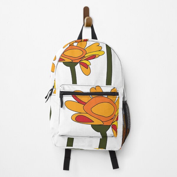 Item preview, Whimsical Orange Red Flower Floral designed and sold by Nisha Prabhu.