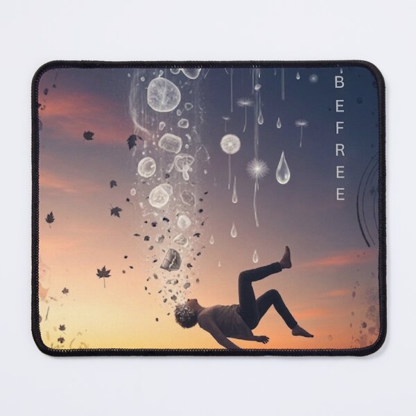 Item preview, Be Free – Surreal Falling Man Sunset Dream Art designed and sold by Masters Of Aura .