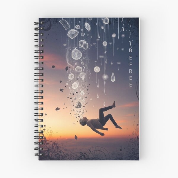 Item preview, Be Free – Surreal Falling Man Sunset Dream Art designed and sold by Masters Of Aura .