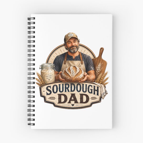 Item preview, Sourdough Dad Artisan Bread Baker designed and sold by Mosslume Studio.