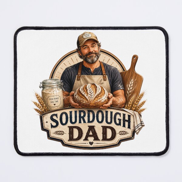Item preview, Sourdough Dad Artisan Bread Baker designed and sold by Mosslume Studio.