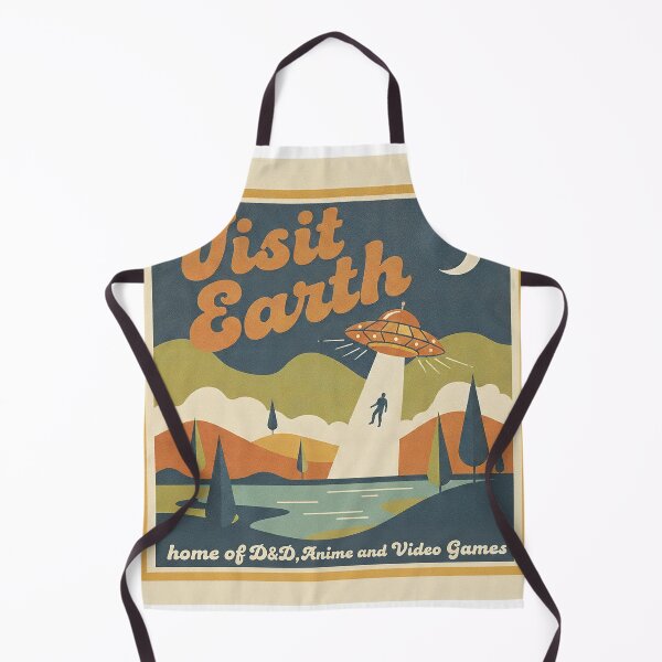 Item preview, Visit Earth – home of D&D, Anime and Video Games designed and sold by Infinity Beans.