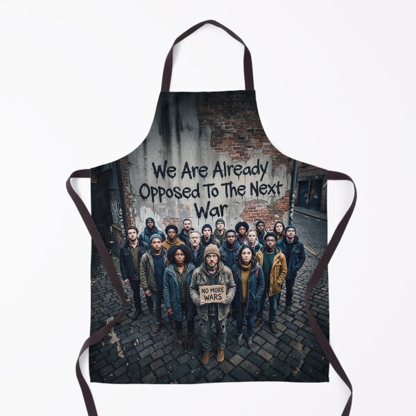 Item preview, We Are Already Opposed to The Next War designed and sold by Home Decor Art.