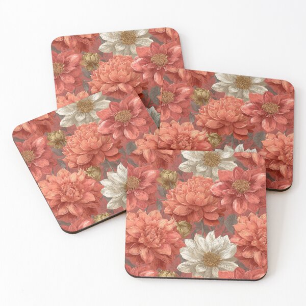 Item preview, Vibrant Dahlias Flower - Flower Floral Pattern  - Anniversary Gifts For Her designed and sold by RoyalStarsPatts.