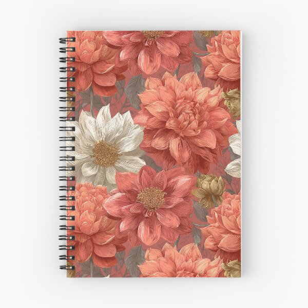 Item preview, Vibrant Dahlias Flower - Flower Floral Pattern  - Anniversary Gifts For Her designed and sold by RoyalStarsPatts.