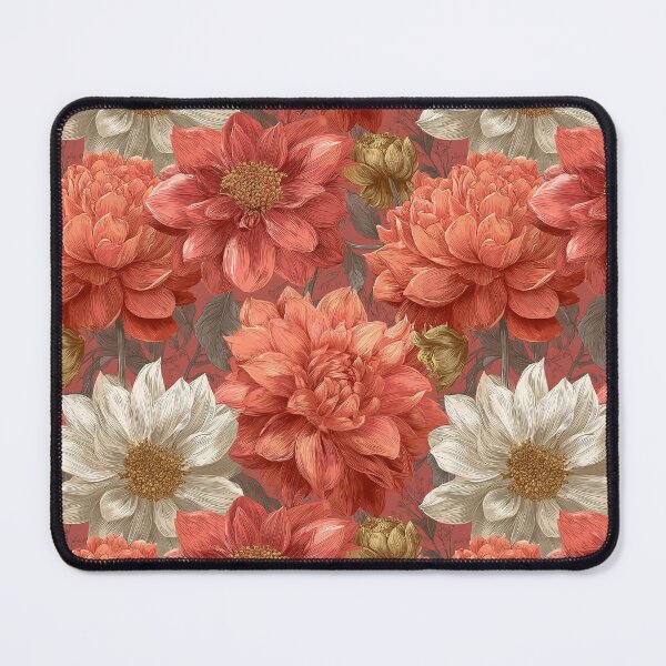 Item preview, Vibrant Dahlias Flower - Flower Floral Pattern  - Anniversary Gifts For Her designed and sold by RoyalStarsPatts.