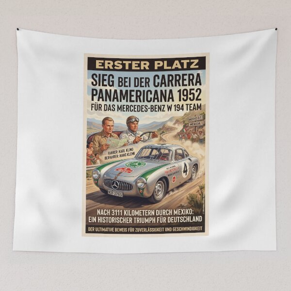 Item preview, Carrera Panamericana Sieg 1952 designed and sold by Theodor Decker.