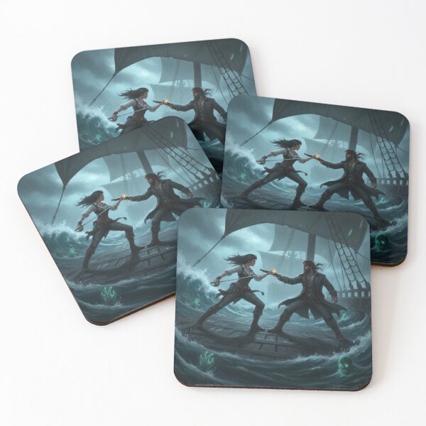 Item preview, Duel on the ghost seas - Pirates and supernatural perils designed and sold by NeyhineAngelionShop.